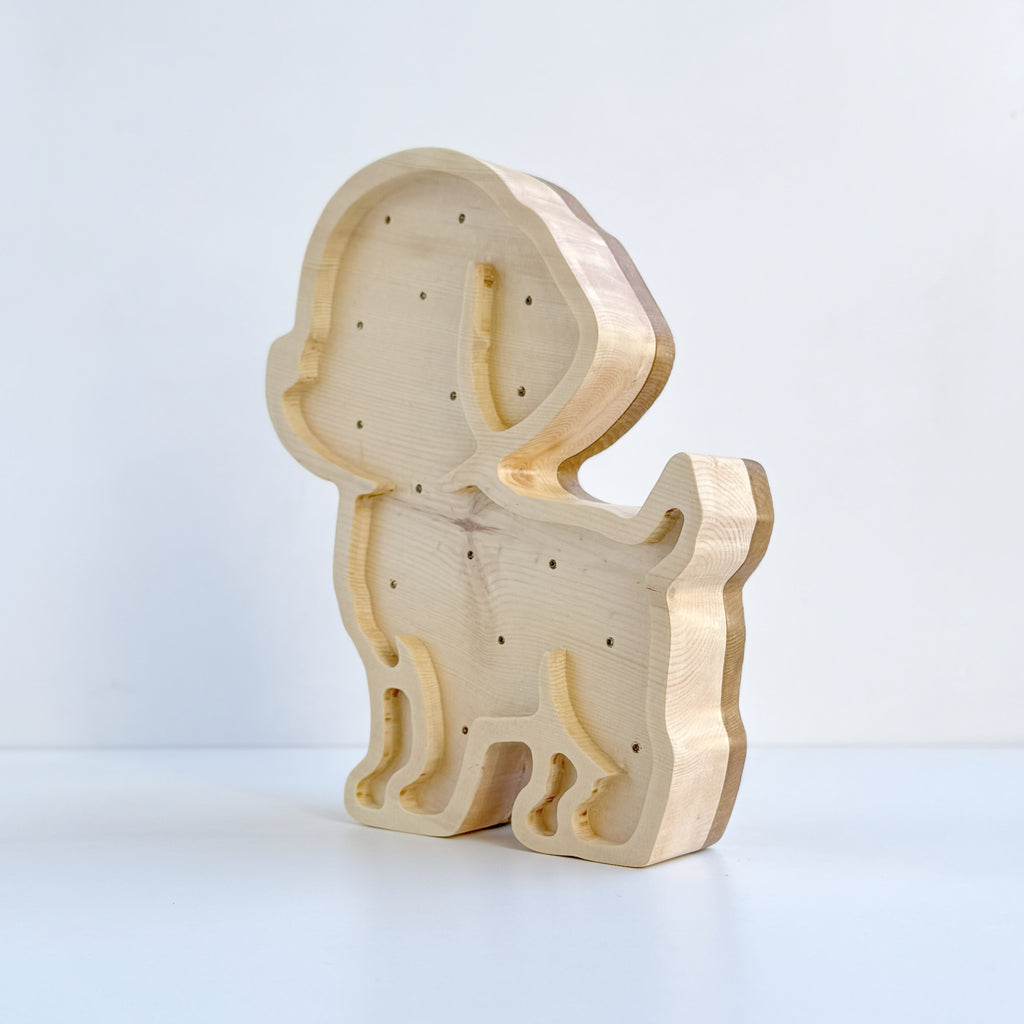 Lampe en Bois Massif de Cirmolo 100% - Bark 04 - Fabriquée Artisanale en Italie