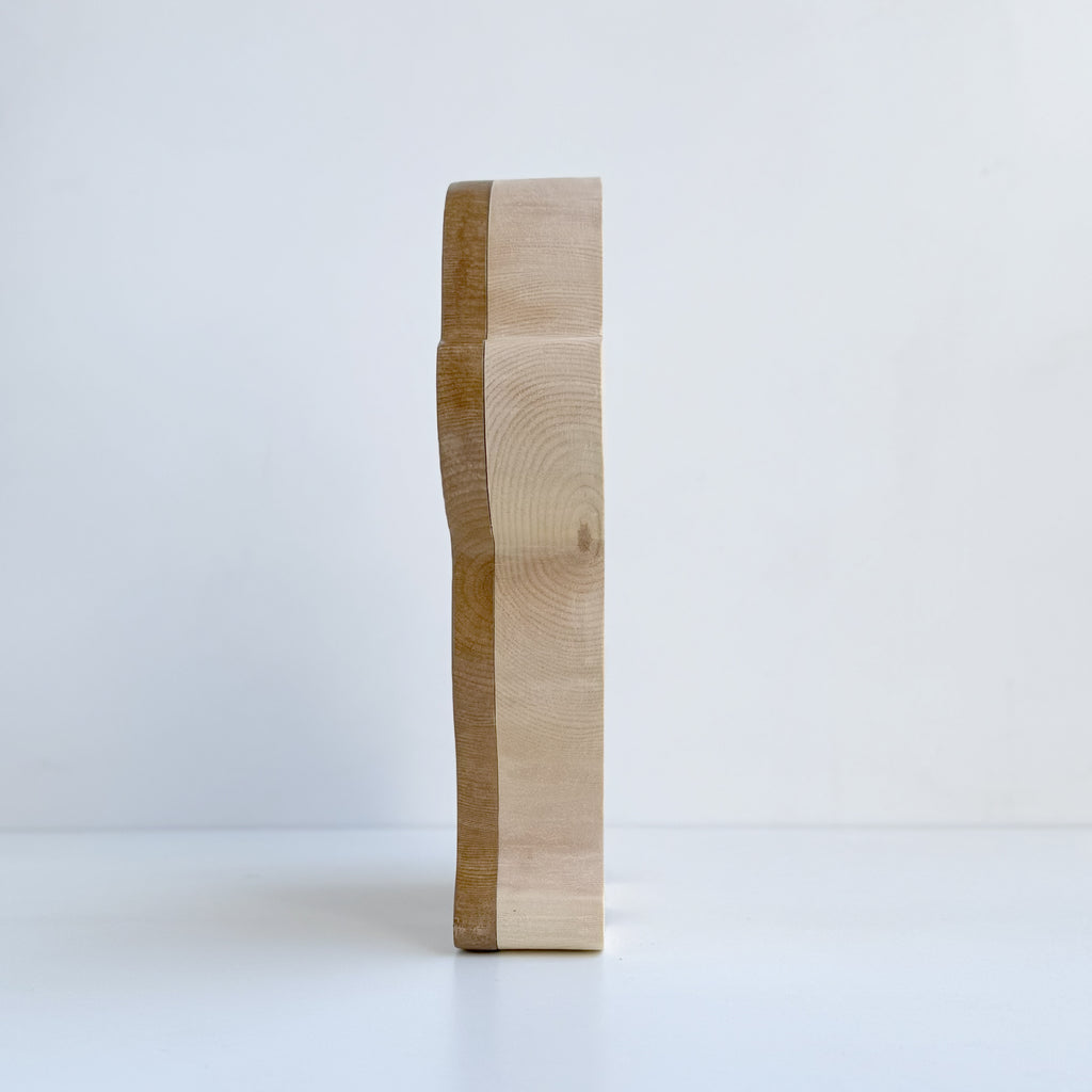 Lampe en Bois Massif de Cirmolo 100% - Bark 04 - Fabriquée Artisanale en Italie